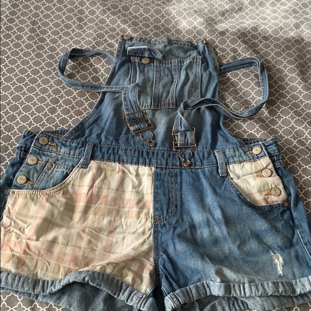 Lei Jean Short Overalls